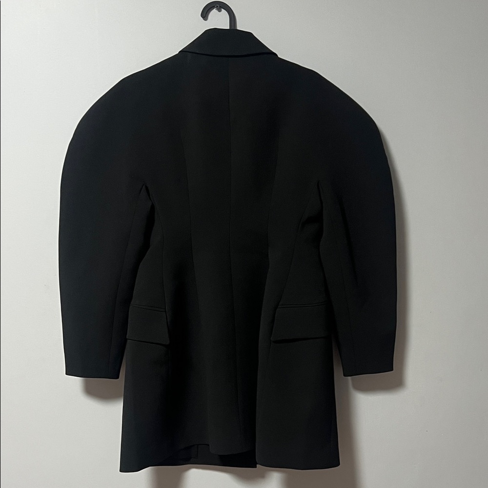 Elegant Black Blazer dress with Crystal Embellishments! - Picture 3 of 16